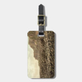 巨人の土手道、郡Antrim、北アイルランド ラゲッジタグ (正面縦)