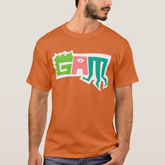 巨人の怒っているモンスター Tシャツ (正面)