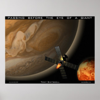 巨人の目の前を通る ポスター