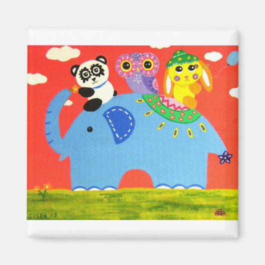 巨人の背中に マグネット (正面)