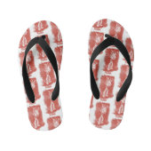 巨人イカはSF世界で名誉ある地位を占めている キッズビーチサンダル (フットベッド)