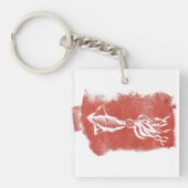 巨人イカはSF世界で名誉ある地位を占めている キーホルダー (正面)