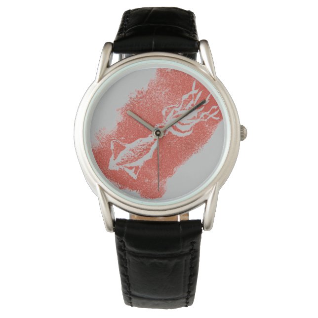 巨人イカはSF世界で名誉ある地位を占めている 腕時計 (正面)