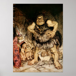 巨人ガリガントゥアと邪悪な老魔術師 ポスター