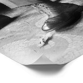 巨人ビールを飲む， 1910.ヴィンテージ写真 ポスター (角)