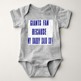 巨人ファン ベビーボディスーツ