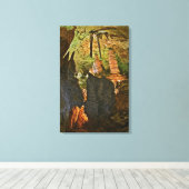 巨人ホールの鍾乳石と鍾乳石 キャンバスプリント (インサイチュ (ウッドフロア))