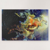 巨人モーテン・ウィンゲとのトールの戦い ジグソーパズル (横)