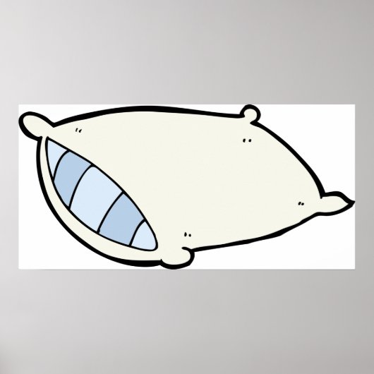 巨人漫画の枕 ポスター (正面)