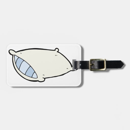 巨人漫画の枕 ラゲッジタグ (正面横)