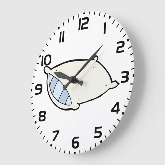 巨人漫画の枕 ラージ壁時計 (傾斜)