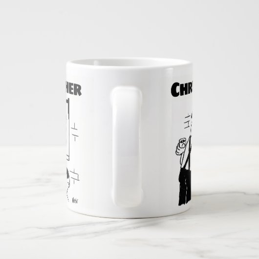 巨人Cofの名で画家・装飾家への贈り物 ジャンボコーヒーマグカップ (裏面)