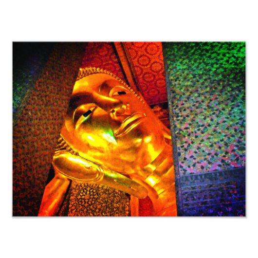 巨体リクライニング仏 フォトプリント            (正面)