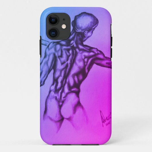巨匠のドローイング アートデザイン フォンカバー Case-Mate iPhoneケース (裏面)