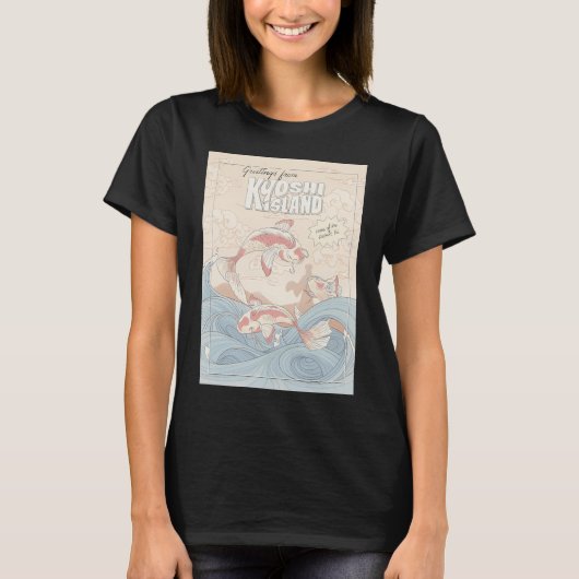 巨司(キョシ)島旅行ポスター Tシャツ (正面)