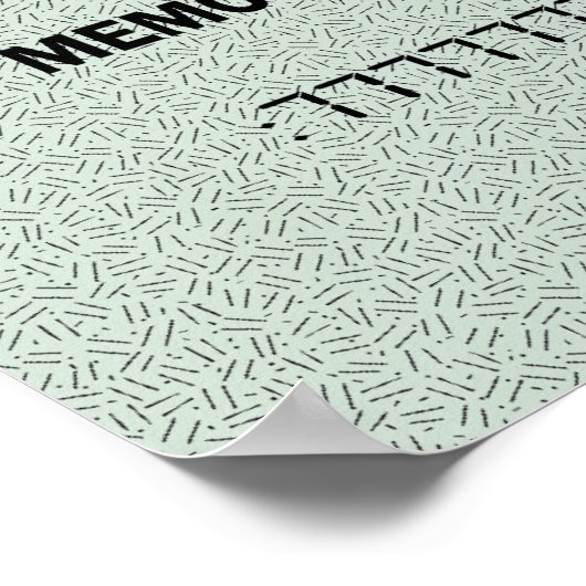 巨大おもしろい宝くじ検査ポスター ポスター (角)