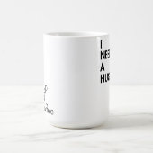 巨大だけど慣れちゃってるんだよね ウケる コーヒーマグカップ (中央)