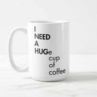 巨大だけど慣れちゃってるんだよね ウケる コーヒーマグカップ
