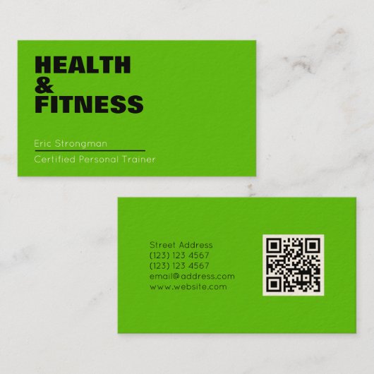 巨大ではっきりしたな文字カバー適当な版 名刺 (正面/裏面)