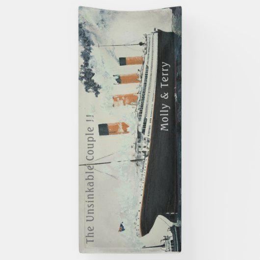 巨大でカスタマイズ可能な旗 横断幕 (縦)