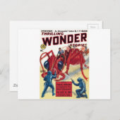 巨大で赤い蟻 ポストカード (正面/裏面)