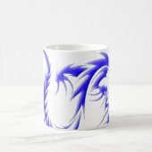 巨大で青いドラゴン コーヒーマグカップ (中央)