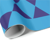 巨大で青いユダヤ人の星 ラッピングペーパー (ロールコーナー)