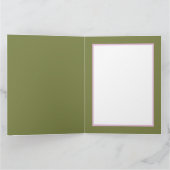 巨大なさくらんぼの花を追加気持ち サンキューカード (内部)