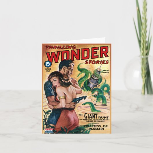 巨大なでき損ないの映画の挨拶またはメッセージカード カード (正面)