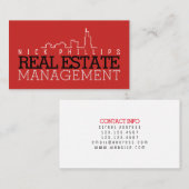 巨大なはっきりしたスタイルを立てます 名刺 (正面/裏面)