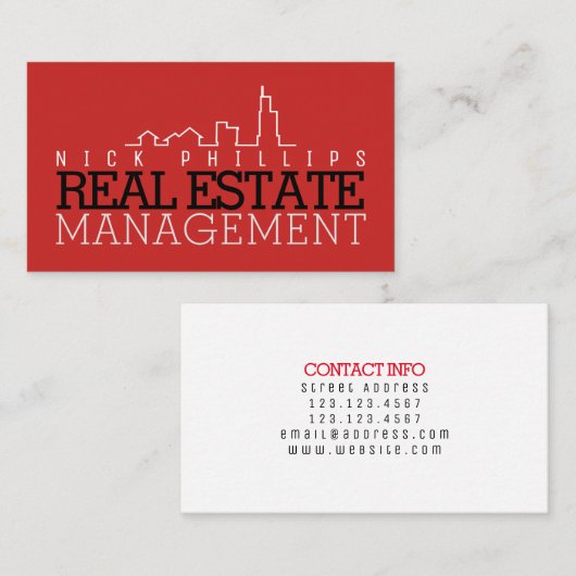 巨大なはっきりしたスタイルを立てます 名刺 (正面/裏面)