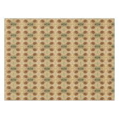 巨大なひまわり草黄色の古ヴィンテージ絵画 テーブルクロス (正面(横))