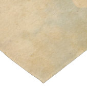 巨大なひまわり草黄色の古ヴィンテージ芸術 テーブルクロス (アングル)