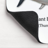 巨大なほんまぐろ マウスパッド (コーナー)