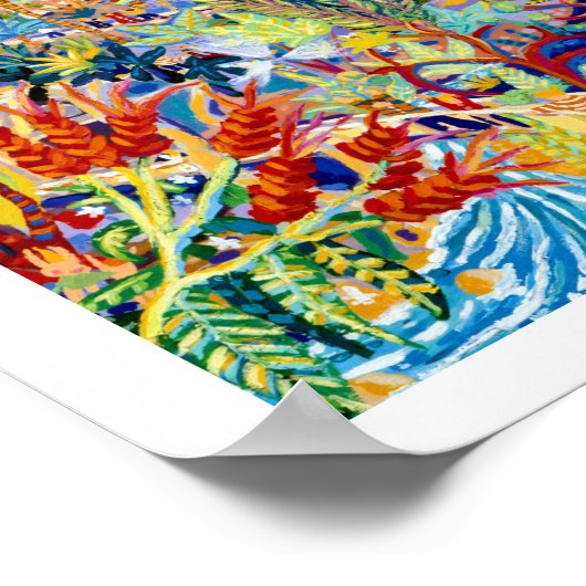 巨大なアートプリント：ジョン・ダイアーによるエデン・プロジェクト ポスター (角)