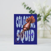 巨大なイカのポストカード ポストカード (スタンド正面)