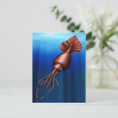 巨大なイカのポストカード ポストカード (スタンド正面)