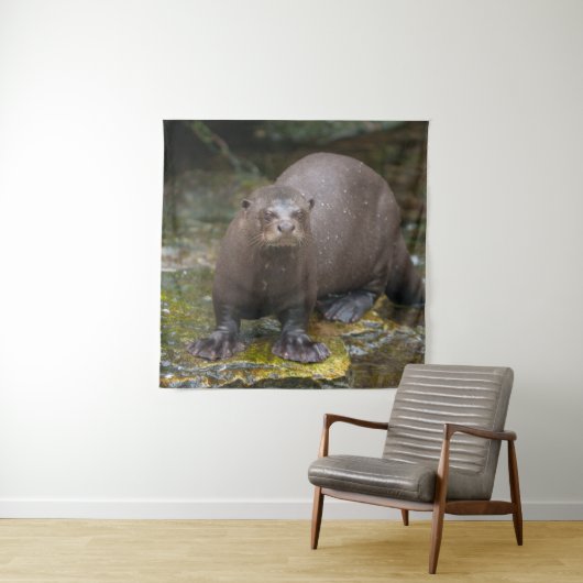 巨大なオッターの足跡 タペストリー (インサイチュ)
