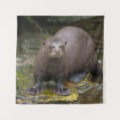 巨大なオッターの足跡 タペストリー (正面)