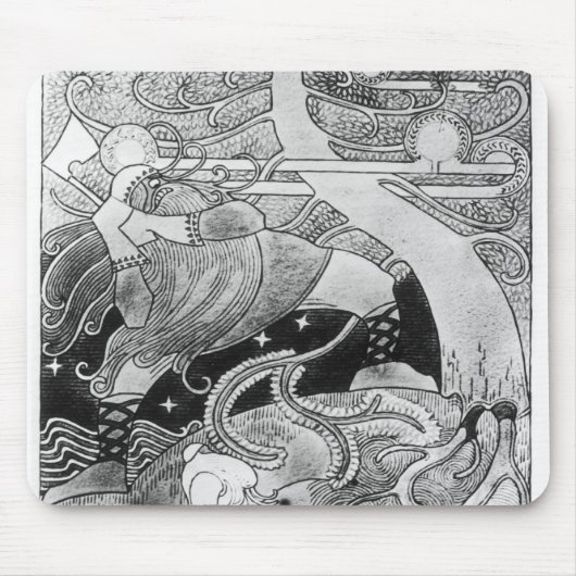 巨大なオークの木は削減されます マウスパッド (正面)