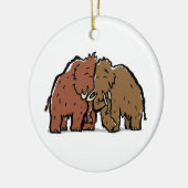 巨大なカップル セラミックオーナメント (左)