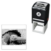 巨大なカメ セルフインキングスタンプ (インサイチュ)