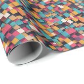 巨大なカラフルな正方形 ラッピングペーパー (ロールコーナー)
