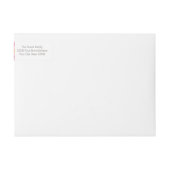 巨大なカラフルシェブロン ラップアラウンドラベル (正面)