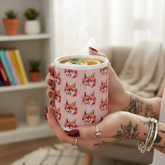 巨大なキツネのコーヒーマグ ジャンボコーヒーマグカップ