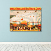 巨大なキャンバスシアターのミニストリービュー キャンバスプリント (インサイチュ (ウッドフロア))