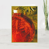 巨大なクリスマスの飾り付け「フェリズ・ナヴィダッド!」 シーズンカード (正面)