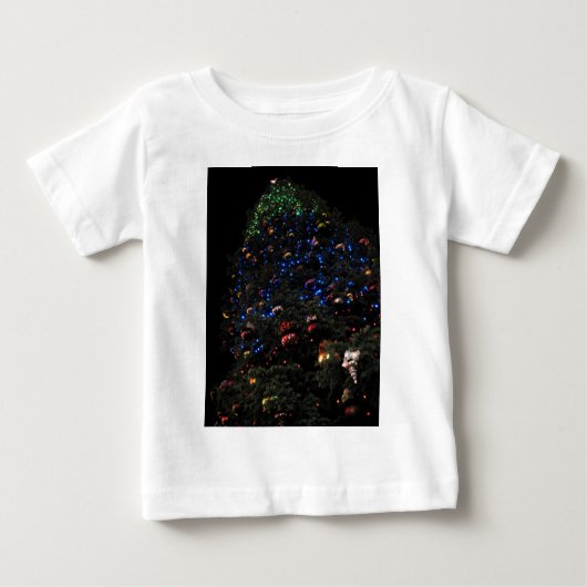 巨大なクリスマスツリーII ベビーTシャツ (正面)