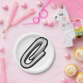 巨大なクリップ ペーパープレート (パーティー)