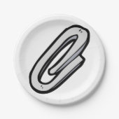 巨大なクリップ ペーパープレート (正面)